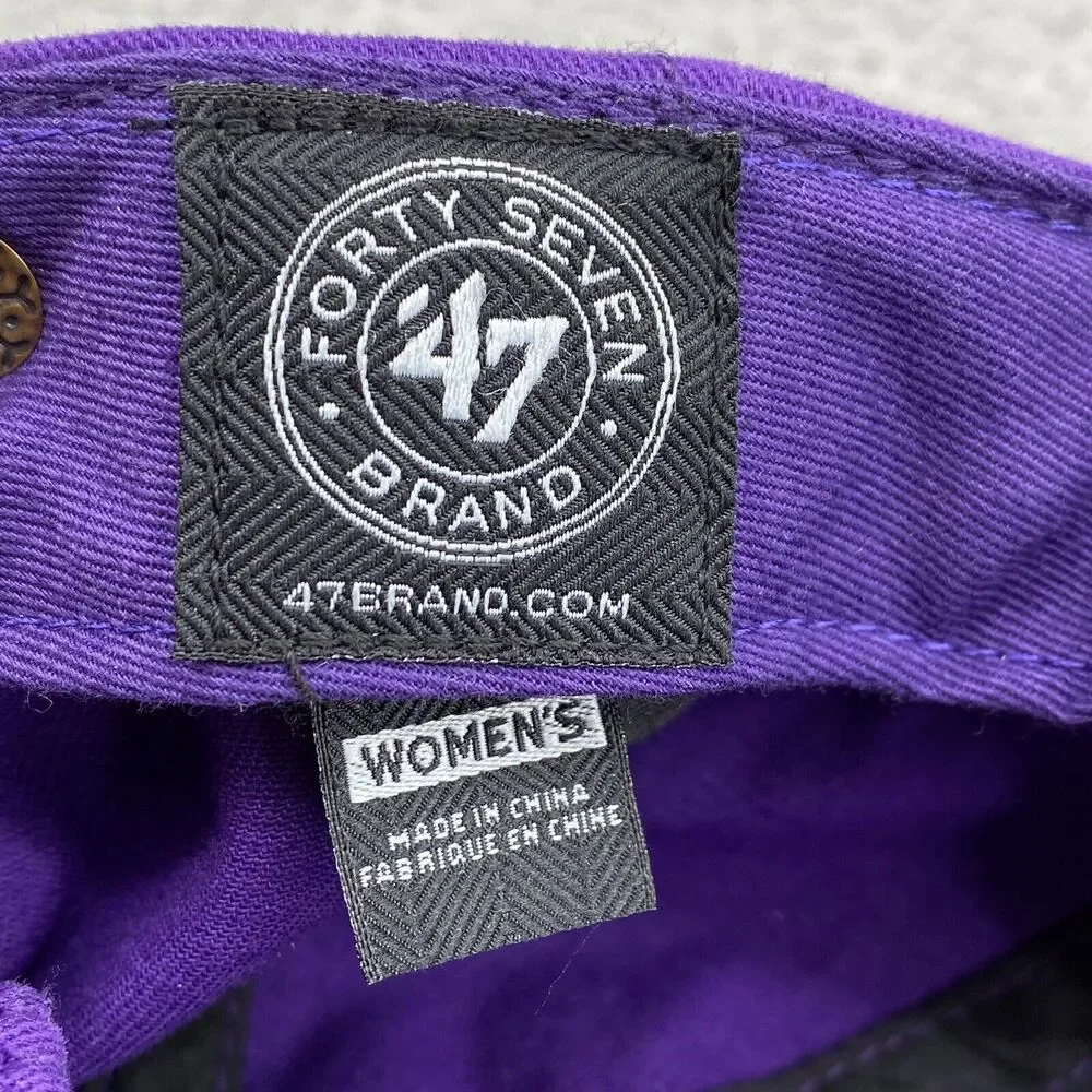 '47 Pinehurst Golf‎ Hat Cap Strap Back Purple Embroidered Logo Outdoors Womens